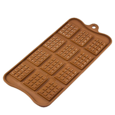 Форма для шоколада силиконовая "Плитка шоколада" XQ-044 52515(З.Т)