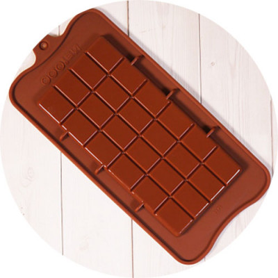 Форма для шоколада силиконовая Шоколадная плитка 20*10см