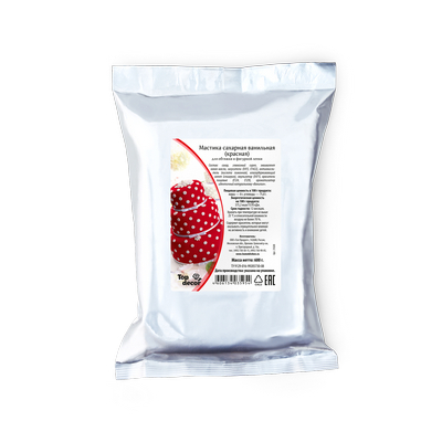 Мастика сахарная ваниль красная (600г) tp35954 