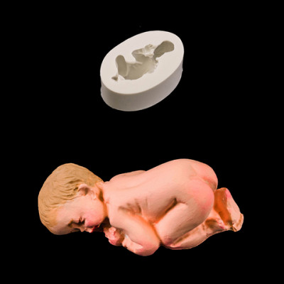 Молд силиконовый "Младенец" 5,5*2,5см 660043