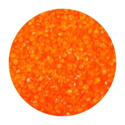 Посыпка декоративный кристал. сахар оранжевый 15543  1кг
