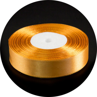 Лента атласная золото 20мм (157), 30м 416157