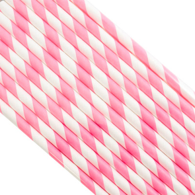 Палочки бумажные Лента Розовая 200*6мм (25шт) 204008