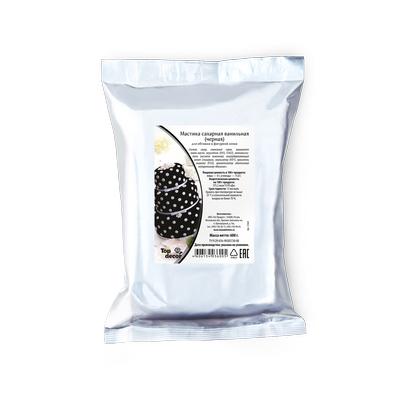 Мастика сахарная ваниль черная (600г) tp36005