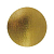 Подложка картонная круг №12 золото (50шт) 64163