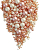 Драже зерновое в шоколадной глазури Жемчуг Микс персик/розовый/серебро (3 размера) (1,5*9кг)